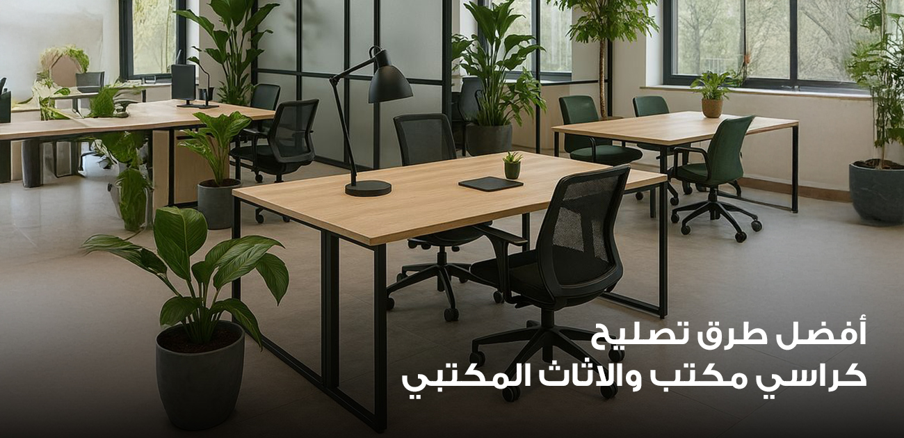 أفضل طرق تصليح كراسي مكتب والاثاث المكتبي 